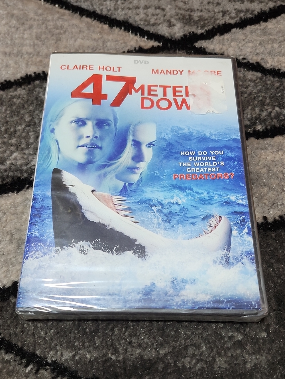 47 METERS DOWN 2016 SHARK SURVIVAL HORROR DVD MOVIE CLARIE HOLT & MANDY MOORE